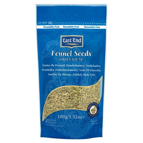 East End Fennel Seeds 100g, British Import (Pack of 2)