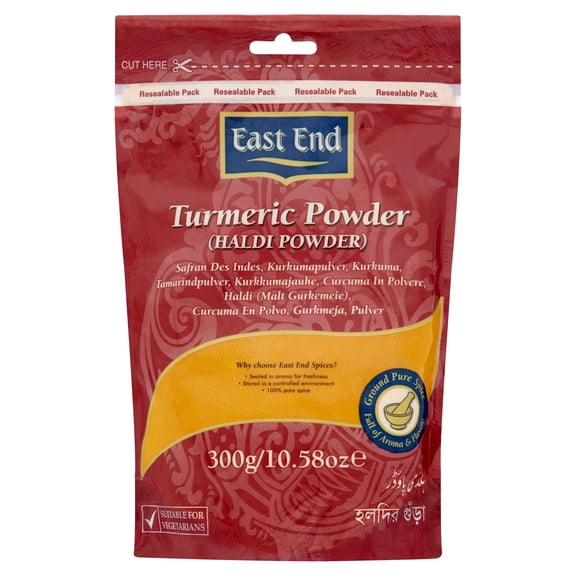 East End Ground Turmeric Powder 300G, Imported from Britain