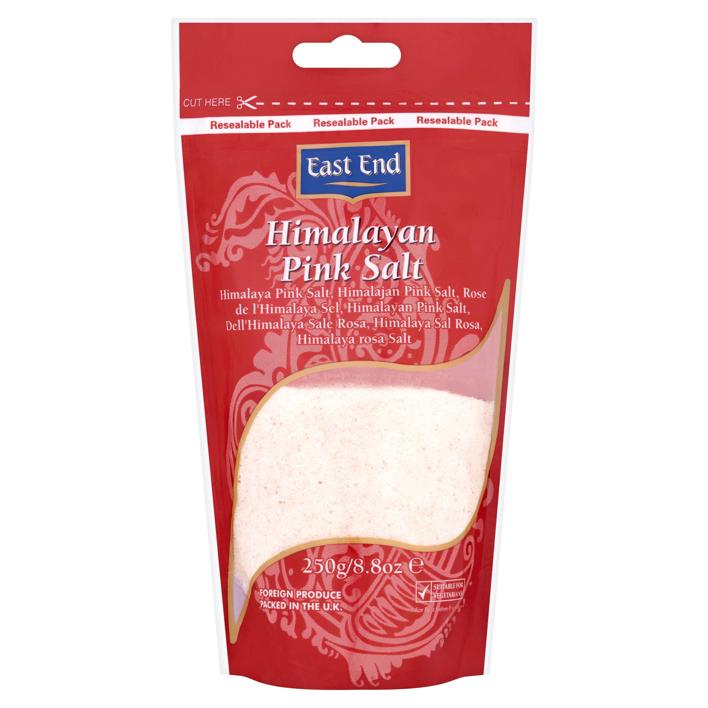 East End Himalayan Pink Salt 250G, Imported from Britain