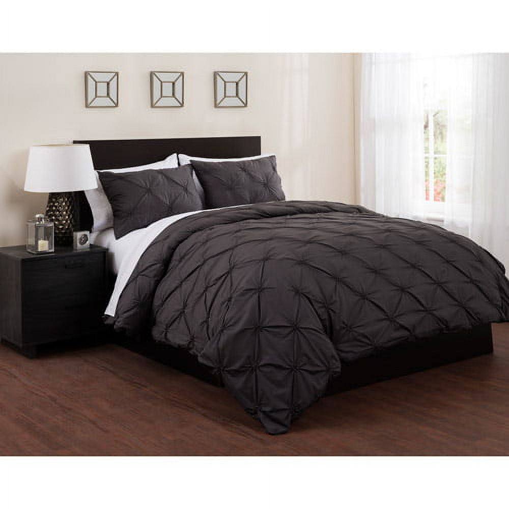 East End Living Pintuck Diamonds Duvet Cover and Sheet Bedding Set