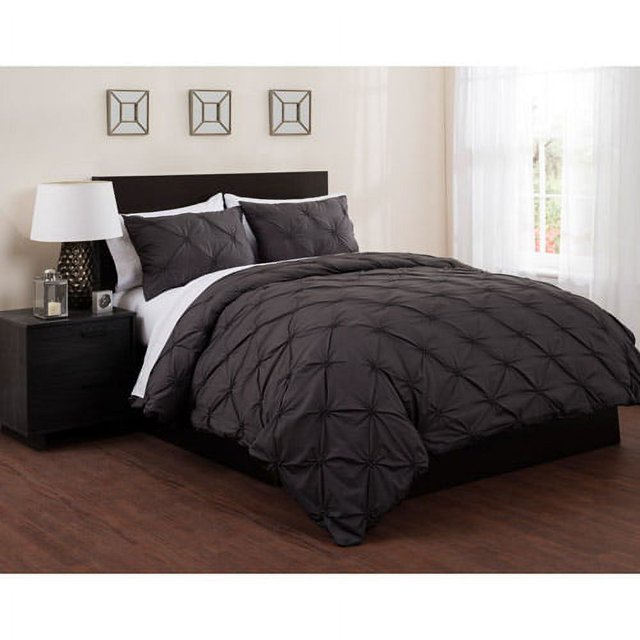East End Living Pintuck Diamonds Duvet Cover and Sheet Bedding Set