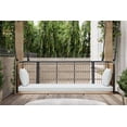 thumbnail image 1 of East Green Remy Porch Swing with Cushions, 5-foot, 1 of 11