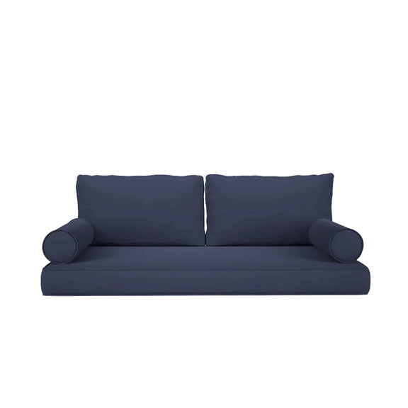 East Green Swing Bed Mattress & Pillow Package, 4-Foot, Style 4, 4in Mattress, Navy