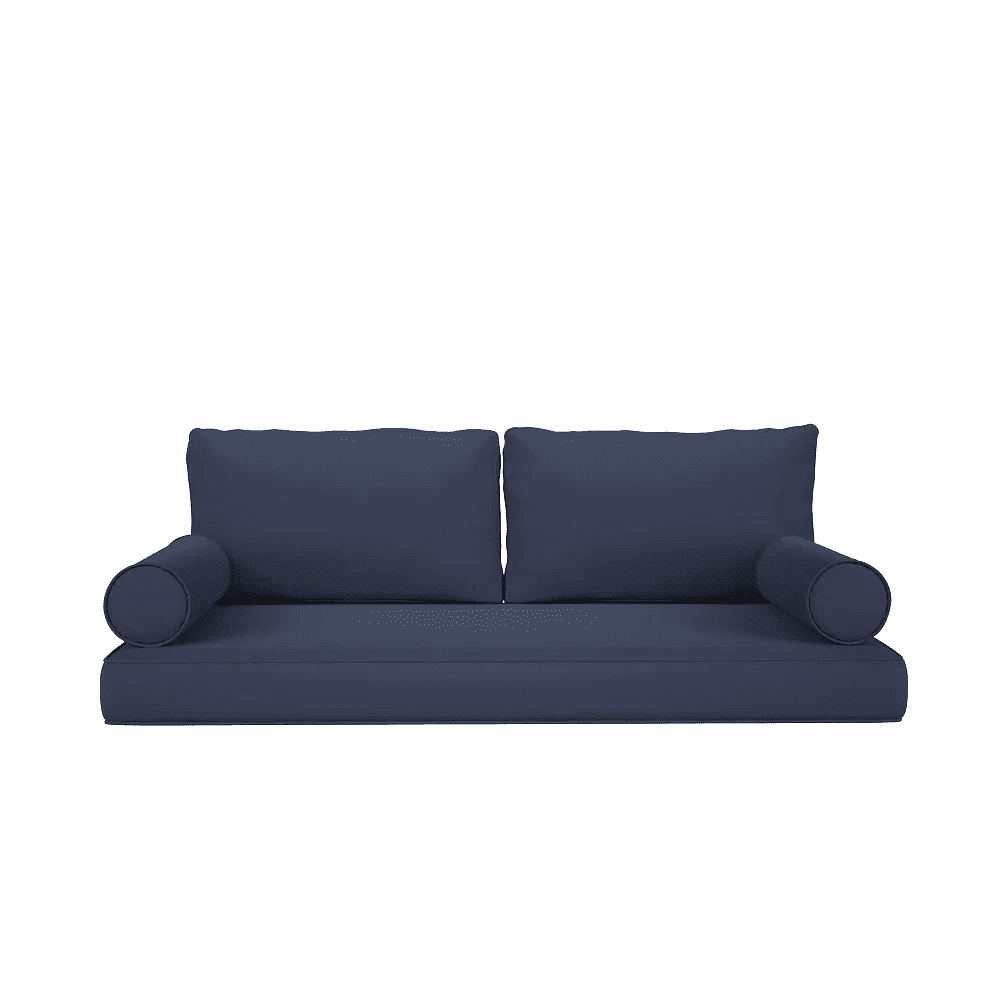 East Green Swing Bed Mattress & Pillow Package, Twin, Style 4, 4in Mattress, Navy