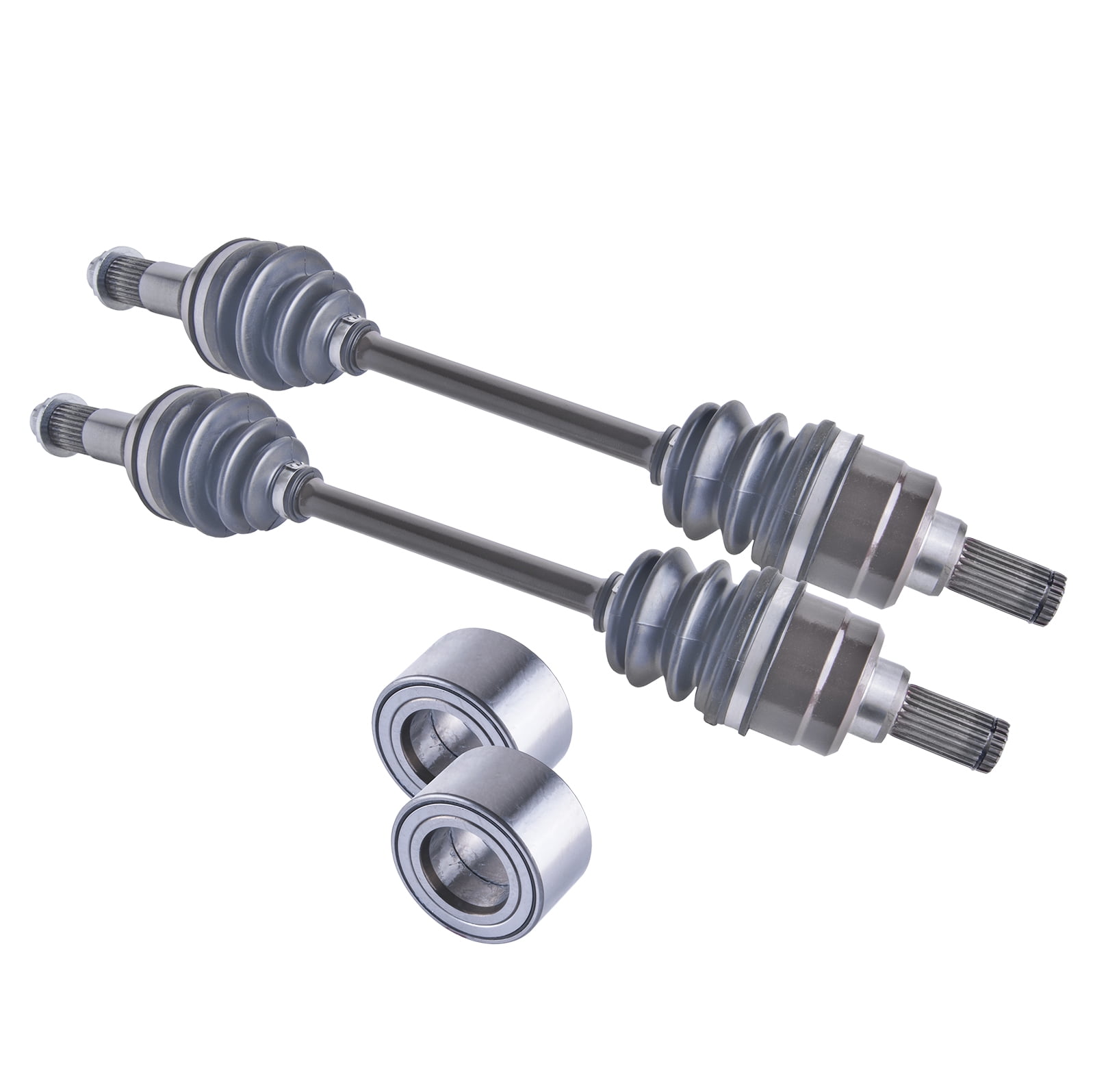 East Lake Axle rear cv axles & wheel bearings set compatible with Yamaha Grizzly 550/700 2004