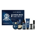 thumbnail image 1 of East Moon Men's Sandalwood Beard Care Set Nourishes And Restores Hair And Shavings, 1 of 5