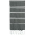 thumbnail image 1 of East'N Blue Lina Turkish Cotton Beach Towel (38 x 71", Quick Dry, Ultra Absorbent) - 38x71 FUME, 1 of 5