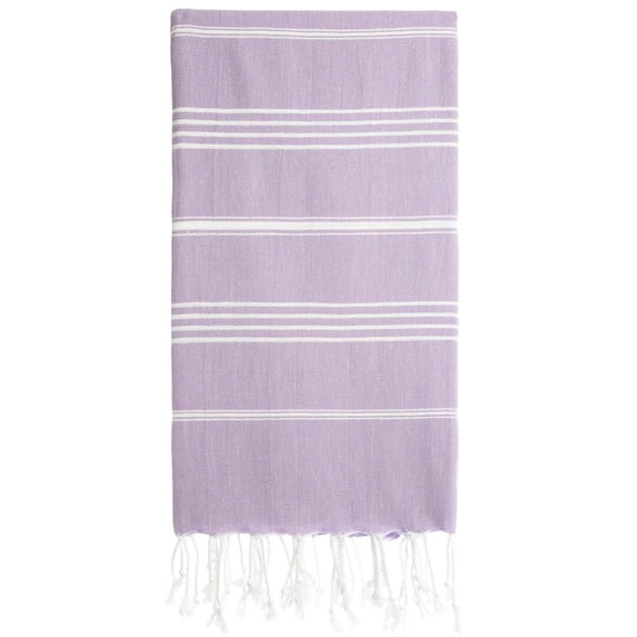 East'N Blue Lina Turkish Cotton Beach Towel (38 x 71", Quick Dry, Ultra Absorbent) - 38x71 Lilac