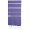 thumbnail image 1 of East'N Blue Lina Turkish Cotton Beach Towel (38 x 71", Quick Dry, Ultra Absorbent) - 38x71 Purple, 1 of 5