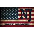 thumbnail image 1 of East Orange NJ New Jersey Essex County Vintage US Flag Decal Bumper Sticker 3M Vinyl 3" x 5", 1 of 3