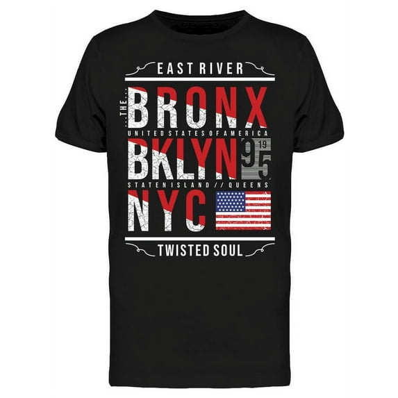 East River Bronx T-Shirt Men -Image by Shutterstock, Male Small