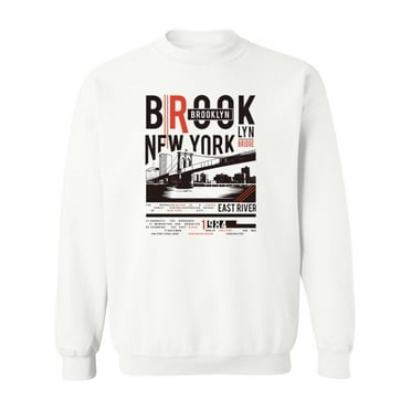 East River Brooklyn Ny Sweatshirt Men -Image by Shutterstock, Male 4X-Large