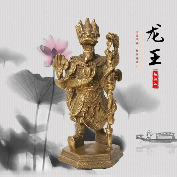 East Sea Dragon King Bronze Statue Artwork