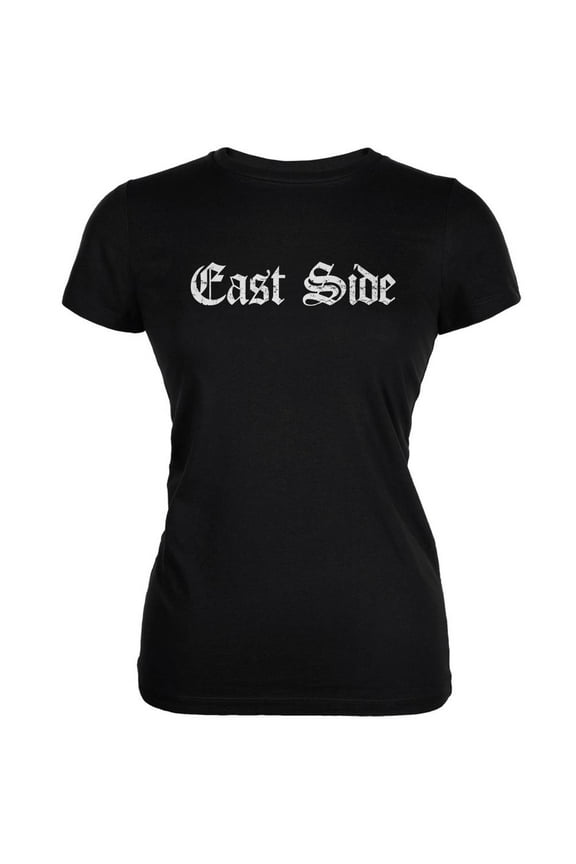 East Side Black Juniors Soft T-Shirt - Small
