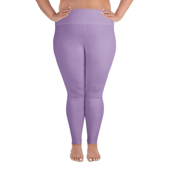 East Side, Purple Plus Size Leggings, Purple Leggings for Plus Size, Big Size Purple Leggings, Purple Leggings for Big Women