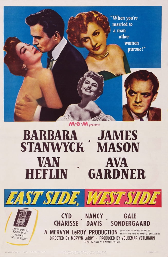 East Side West Side U Canvas Art -  (11 x 17)