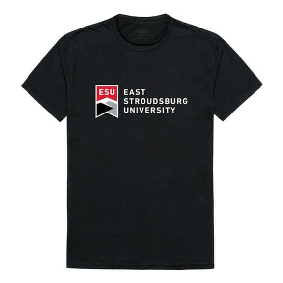 East Stroudsburg University Warriors Institutional T-Shirt, Black - Medium