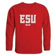 thumbnail image 1 of East Stroudsburg Warriors University Dad Crewneck Sweatshirt, Red - Large, 1 of 1