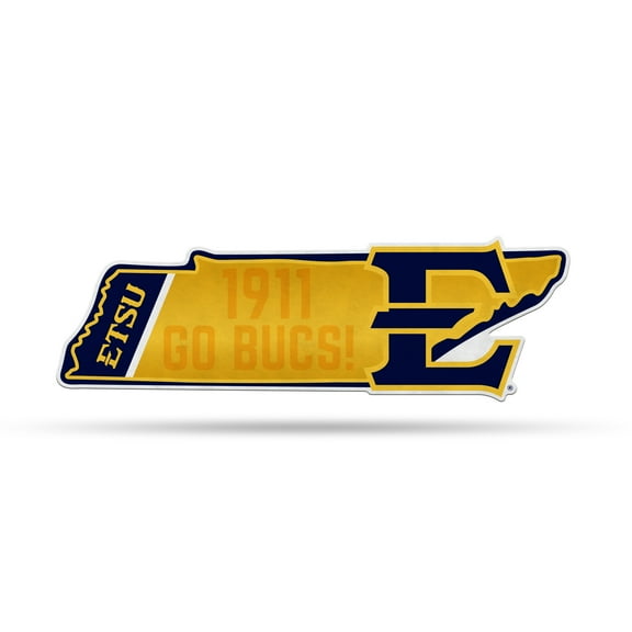 East Tennessee State University 18" State Shape Pennant