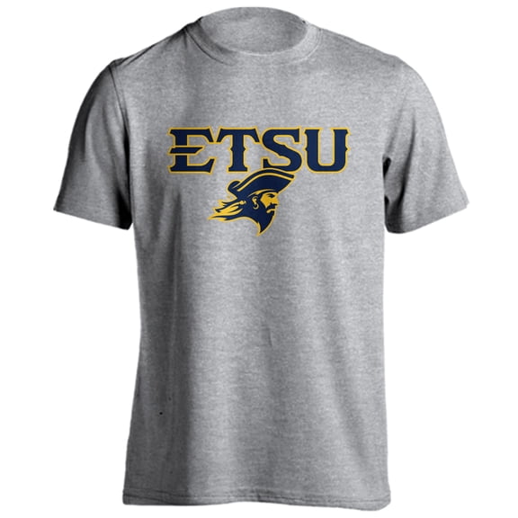 East Tennessee State University Buccaneers Classic Arch with Mascot Short Sleeve T-Shirt