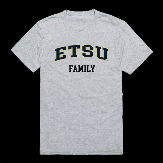 East Tennessee State University Buccaneers Family T-Shirt, Heather Grey - 2XL