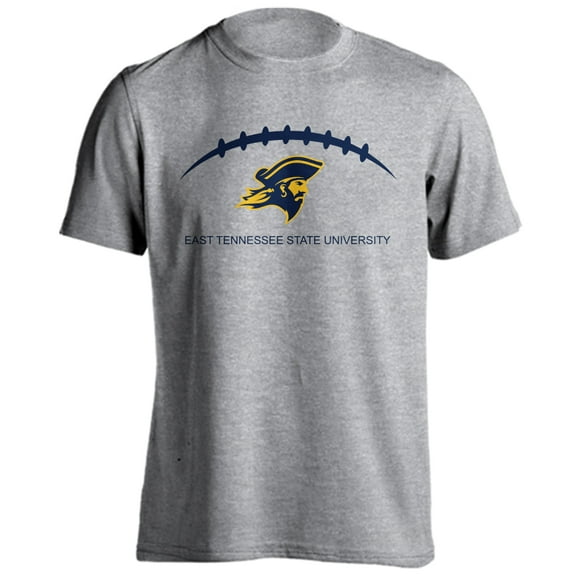 East Tennessee State University Buccaneers Football Laces Out Logo T-Shirt