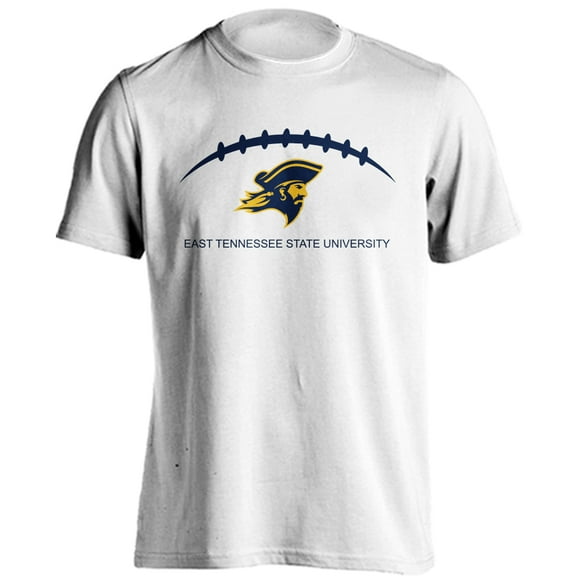 East Tennessee State University Buccaneers Football Laces Out Logo T-Shirt