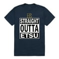 thumbnail image 1 of East Tennessee State University Buccaneers Straight Outta Tee T-Shirt - Navy, Medium, 1 of 2