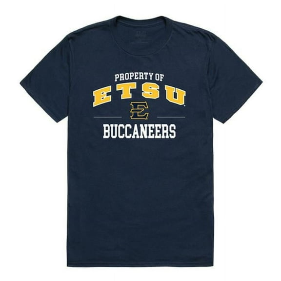East Tennessee State University Property T-Shirt, Navy 2 - 2XL
