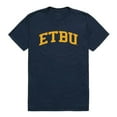 thumbnail image 1 of East Texas Baptist University Tigers College T-Shirt, Navy - Small, 1 of 1