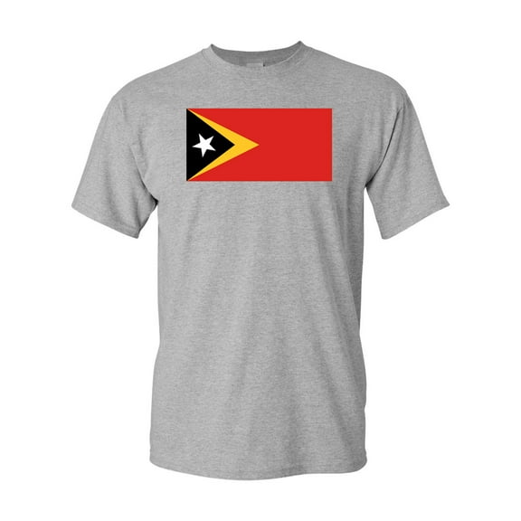East Timor Country Flag Adult DT T-Shirt Tee