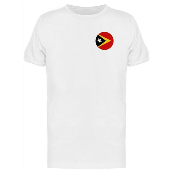 East Timor Small Flag T-Shirt Men -Image by Shutterstock, Male 3X-Large