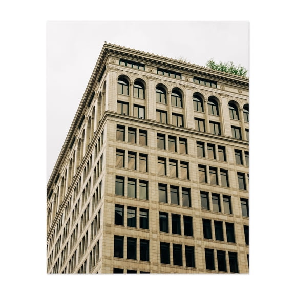 East Village Architectural 01 - Manhattan New York Photography Architecture City Art Deco Vintage Minimalist Unframed Wall Art Print 6 x 8 inches