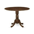 thumbnail image 1 of East West Furniture 3 Pc Dining Room Table Set  Contains a Round Table and 2 Parson Chairs, 1 of 7