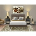 thumbnail image 1 of East West Furniture  3 Piece Kendall Queen Size Bedroom Set - Black, 1 of 1