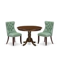 thumbnail image 1 of East West Furniture 3 Piece Kitchen Table & Chairs Set, 1 of 2