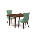 thumbnail image 1 of East West Furniture 3 Piece Kitchen Table Set, 1 of 2