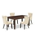 thumbnail image 1 of East West Furniture 5 Piece Dinette Set Consists of a Rectangle Dining Table, 1 of 2