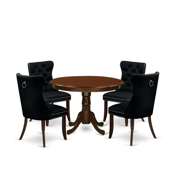 East West Furniture 5 Piece Dining Room Table Set