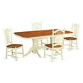 thumbnail image 1 of East West Furniture 5 Piece Kitchen Table Set- a Rectangle Dining Room Table and 4 Dining Chairs, Buttermilk & Cherry, 1 of 5