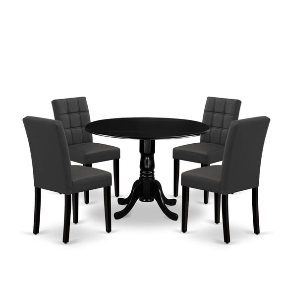 East West Furniture 5 Piece Kitchen Table Set