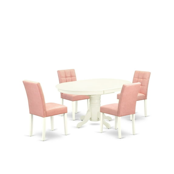 East West Furniture 5 Piece Kitchen Table Set