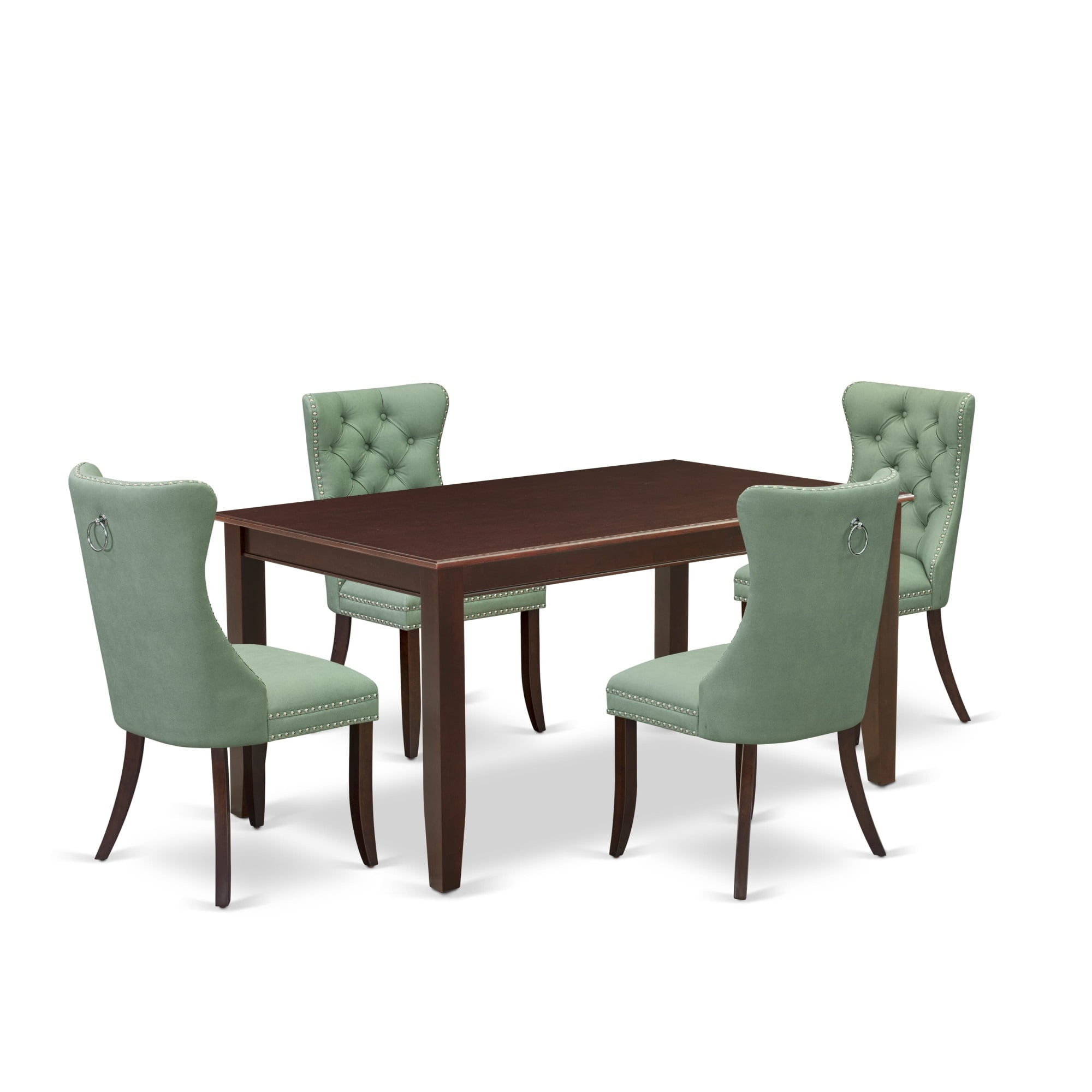 East West Furniture 5 Piece Modern Dining Table Set Consists of a ...