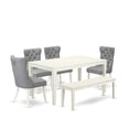 thumbnail image 1 of East West Furniture 6 Piece Dining Room Table Set, 1 of 2
