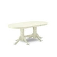 thumbnail image 1 of East West Furniture 7 Piece Dining Room Set Contains an Oval Kitchen Table with Butterfly Leaf, 1 of 6