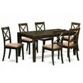thumbnail image 1 of East West Furniture LYBO7-CAP-C 7 Piece Dining Table Set-Kitchen Tables With Leaf Plus 6 Chairs For Dining Room, 1 of 2