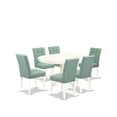 thumbnail image 1 of East West Furniture 7 Piece Dining Table Set contain A Kitchen Table, 1 of 2