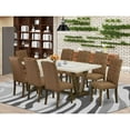 thumbnail image 1 of East West Furniture V-Style 7-piece Wood Dining Set in Gray Smoke, 1 of 6