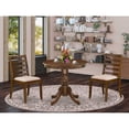 thumbnail image 1 of East West Furniture Antique 3-Piece Dining Set in Walnut Finish, 1 of 6
