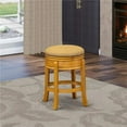 thumbnail image 1 of East West Furniture Amherst Round Wonderful Wood Counter Height Bar Stool - Vegas Gold & Oak, 1 of 2